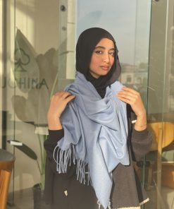 شال صوف ناعم بيبي بلو