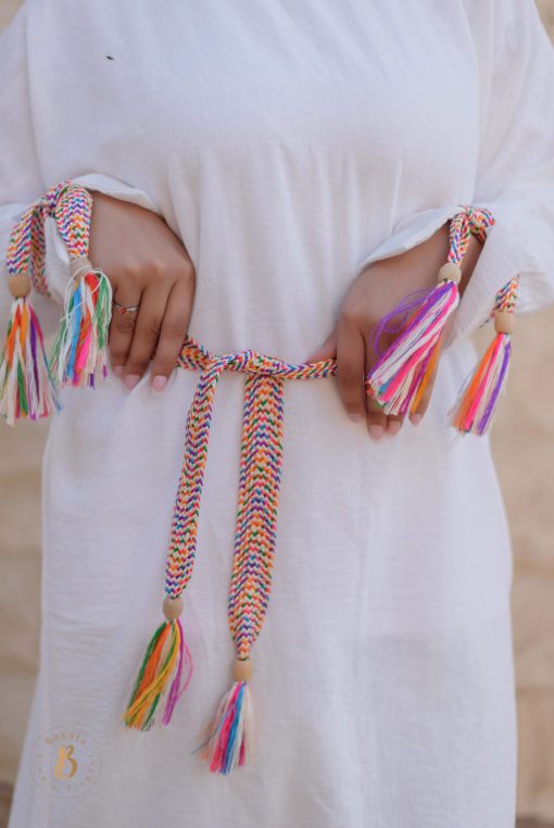 سوت اوف وايت بكنار ملون - Image 11