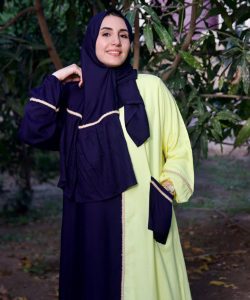 اسدال صلاة فسكوز كحلي ف أصفر