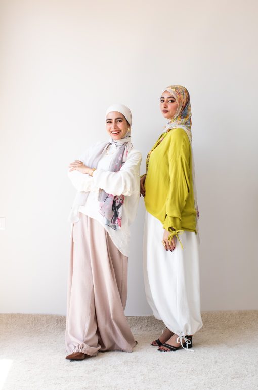 Beige Linen Aladdin Pants - Image 4