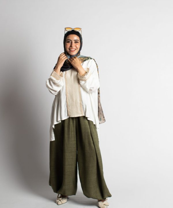 Off-White Cotton loose fit Blouse