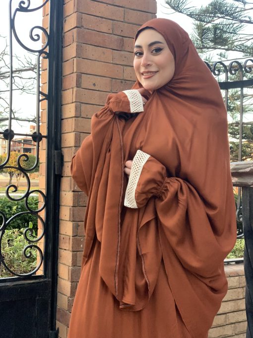 Havana Cotton Viscose Khimar and Skirt Set - Image 12
