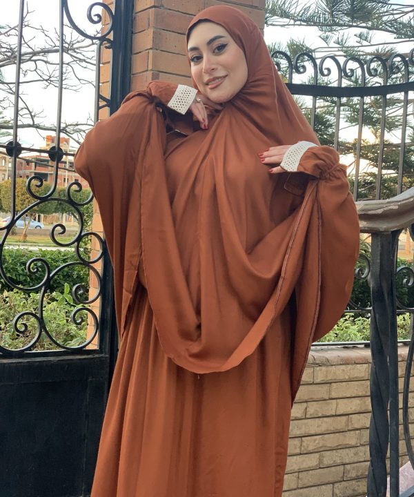 Havana Cotton Viscose Khimar and Skirt Set