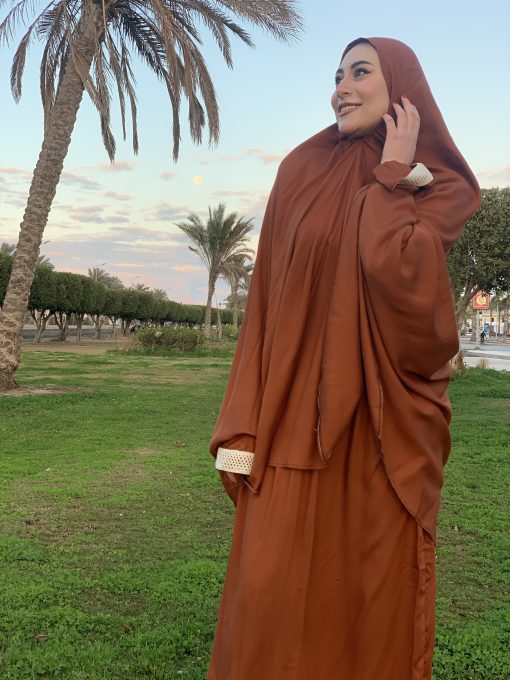 Havana Cotton Viscose Khimar and Skirt Set - Image 14