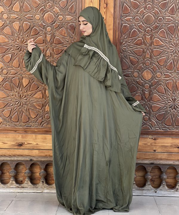 Olive cotton butterfly esdal