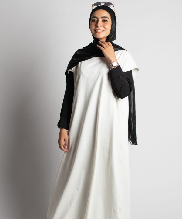 White Long Cotton Basic