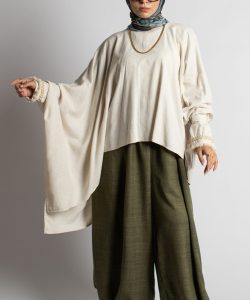 Fyonka Sleeves Linen Blouse