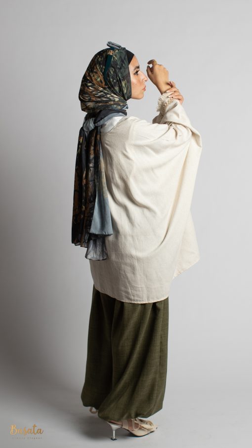 Fyonka Sleeves Linen Blouse - Image 12