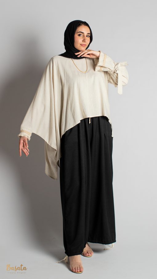 Fyonka Sleeves Linen Blouse - Image 6
