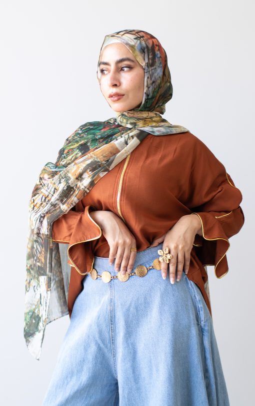 ⁦بلوزة هافان بكنار ذهبي⁩ - الصورة ⁦17⁩