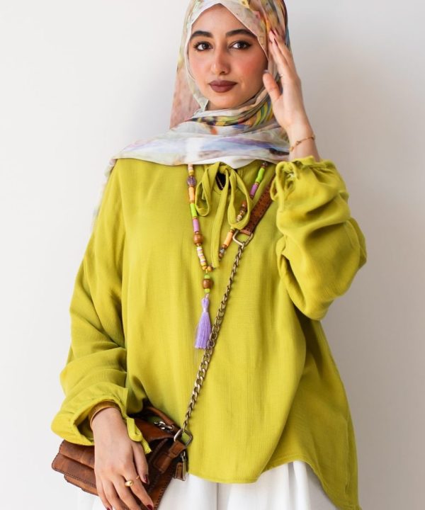 Kiwi  baby cotton blouse