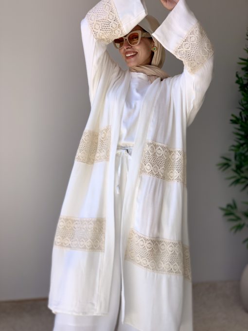 Crochet Cotton Cardigan - Image 25