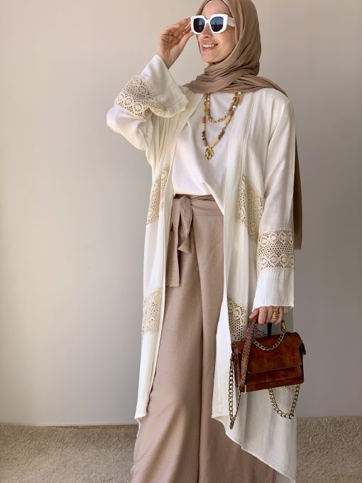Crochet Cotton Cardigan - Image 35