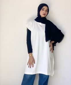 بيزك قطن وسط ابيض