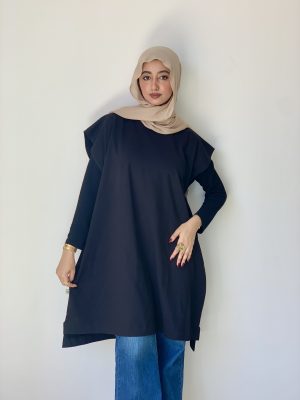 بيزك قطن وسط اسود