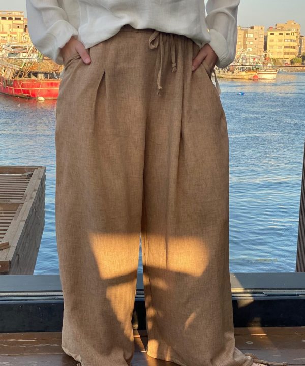 بنطلون علاءالدين بيج غامق