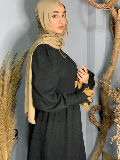 ⁦فستان صوف اسود⁩ - الصورة ⁦5⁩