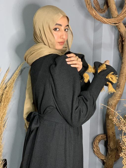 ⁦فستان صوف اسود⁩ - الصورة ⁦8⁩