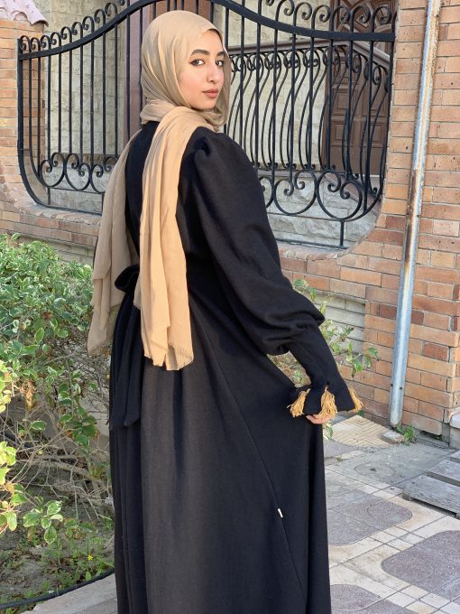 ⁦فستان صوف اسود⁩ - الصورة ⁦12⁩