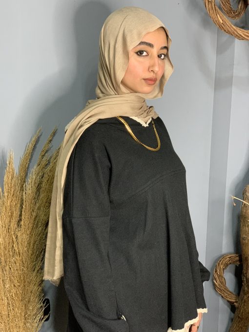 Black Wool Blouse - Image 2