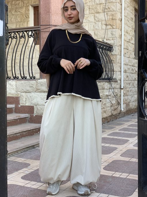 Black Wool Blouse - Image 13