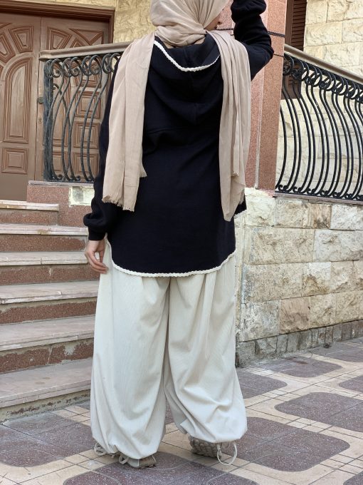 Black Wool Blouse - Image 14