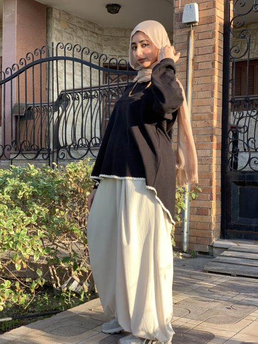 Black Wool Blouse - Image 18