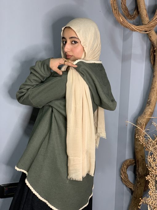 Olive Wool Blouse