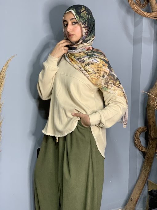 Beige Wool Blouse - Image 13
