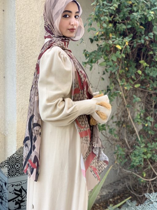 ⁦فستان صوف بيج⁩ - الصورة ⁦4⁩