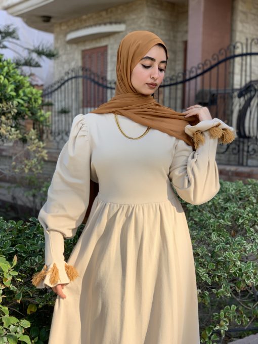 ⁦فستان صوف بيج⁩ - الصورة ⁦15⁩