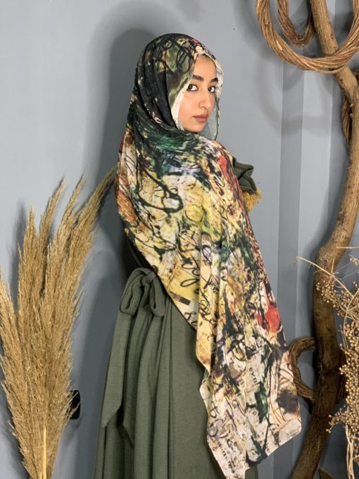 ⁦فستان صوف زتوني⁩ - الصورة ⁦5⁩