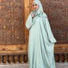 Mintgreen cotton butterfly esdal