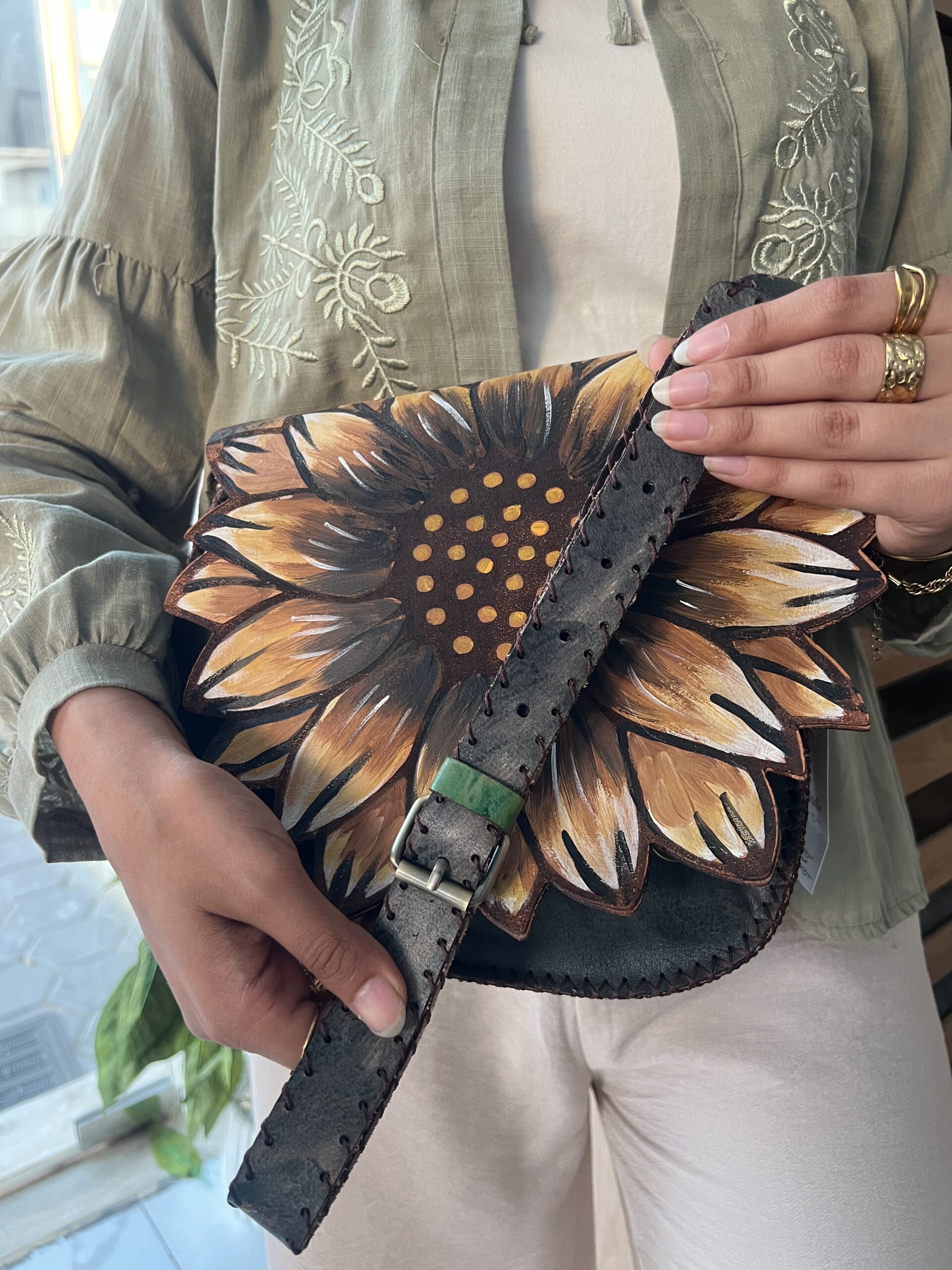 Calista Leather Bag - Image 6